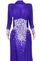 Jessica Bara Yurei Long Sleeve Crystal Gown