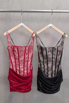 Jessica Bara Zirba Lace Corset Mini Dress