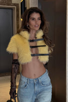 Jessica Bara Asvela Fur Top