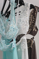 Holt Miami X JB Vada Floral Cut Out Slit Gown