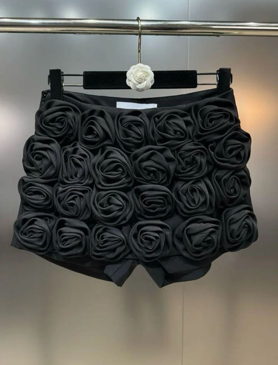 Jessica Bara Florine Flower High Waisted Shorts