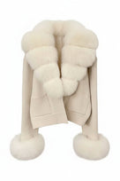 Jessica Bara Ziggy Fur Cardigan Coat