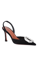 Jessica Bara Yamie Crystal Pointed Sandal Heel
