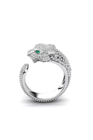Jessica Bara Karter Rhinestone Panther Ring