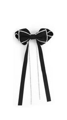 Jessica Bara Bonnie Bow Rhinestone Hair Clip