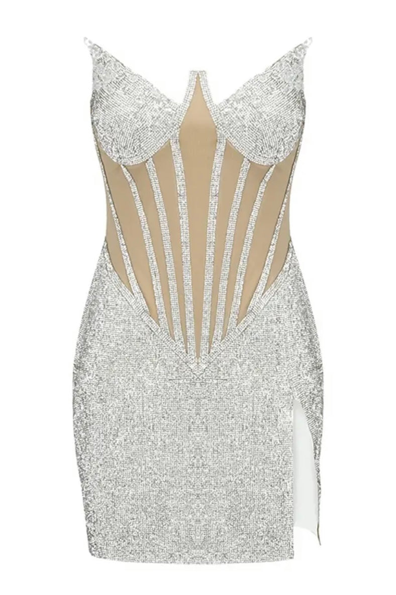 Jessica Bara Shayla Strapless Corset Mini Dress Jessica Bara Shayla Strapless Corset Mini Dress