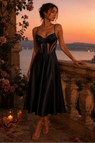 Jessica Bara Helena Corset Maxi Dress