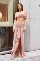 Holt Miami Spice Off The Shoulder Top and Maxi Skirt Set