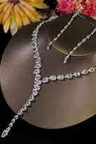 Jessica Bara Samia Rhinestone Necklace Set