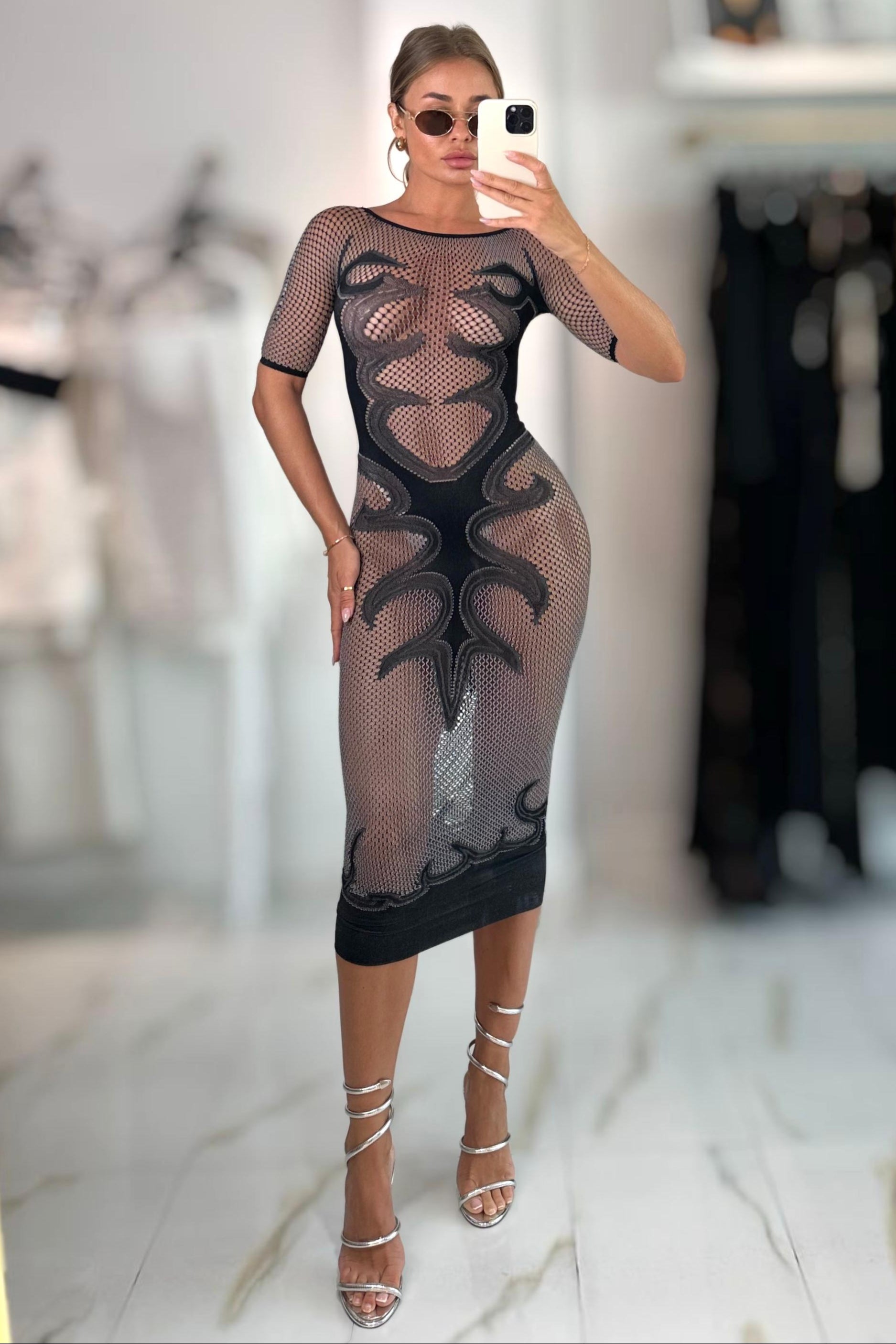 v neck midi summer dress Wholesale MOQ6 Full Size Slit V-Neck Sleeveless Midi Dress