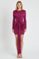 Jessica Bara Antoraj Long Sleeve Mini Dress