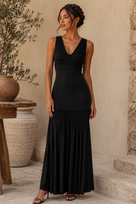 Jessica Bara Arlette Knit Maxi Dress