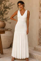 Jessica Bara Arlette Knit Maxi Dress
