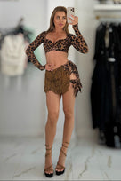 Jessica Bara Avika Long Sleeve Top