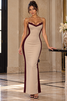 Jessica Bara Bafy Lace Trimmed Maxi Dress
