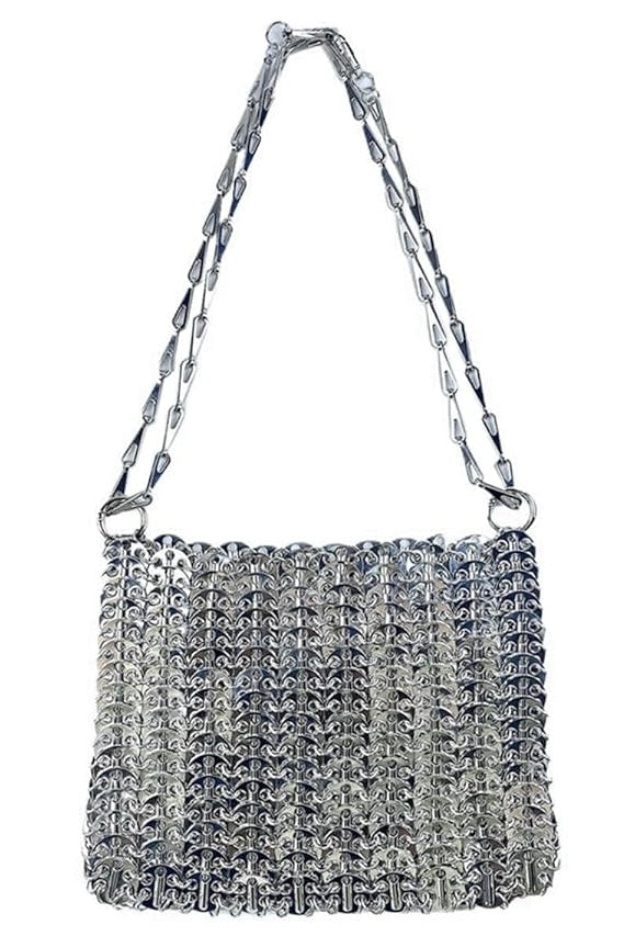 Jessica Bara Bella Metal Chain Handbag