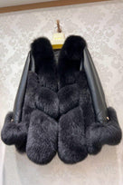 Jessica Bara Caronie Fur Coat