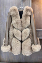 Jessica Bara Caronie Fur Coat