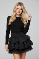 Jessica Bara Celestine Ruffle Mini Skirt
