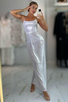 Jessica Bara Chia Sequin Maxi Dress