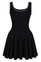 Jessica Bara Evra Pleated Mini Dress