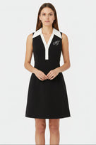 Jessica Bara Gazini Collared Mini Dress