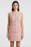 Jessica Bara Inari Tweed Mini Dress