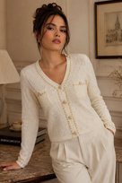 Jessica Bara Kapria Long Sleeve Cardigan