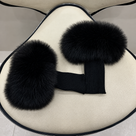Jessica Bara Liren Fur Knit Cuffs
