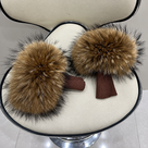 Jessica Bara Liren Fur Knit Cuffs