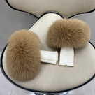 Jessica Bara Liren Fur Knit Cuffs