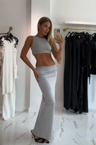 Jessica Bara Loraine Top And Maxi Skirt Two Piece Set