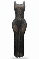 Jessica Bara Marilyn Crystal Maxi Dress