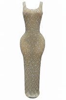 Jessica Bara Marilyn Crystal Maxi Dress