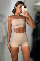 Jessica Bara Nandini Tube Bra and Boy Shorts Set