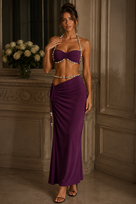 Jessica Bara Ocean Ruched Two Piece Set