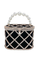 Jessica Bara Pammy Rhinestone Pearl Clutch