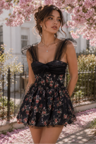 Jessica Bara Pannie Floral Mini Dress