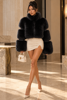 Jessica Bara Pekana Fur Coat