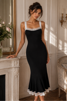 Jessica Bara Rellina Knit Maxi Dress