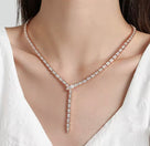 Jessica Bara Sammy Snake Rhinestone Necklace