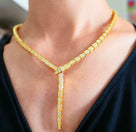 Jessica Bara Sammy Snake Rhinestone Necklace