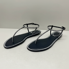 Jessica Bara Solita Flat Rhinestone Strap Sandals