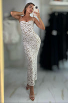 Jessica Bara Veive Lace Maxi Dress
