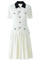 Jessica Bara Zumer 2 Collared Long Sleeve Mini Dress