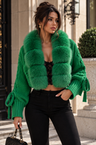 Jessica Bara Sofiya Knitted Coat
