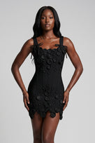Jessica Bara Vekka Bandage Corset Mini Dress