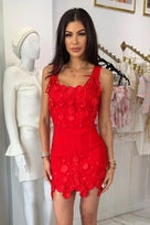 Jessica Bara Vekka Bandage Corset Mini Dress