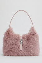 Jessica Bara Amisha Fur Shoulder Purse