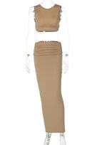 Jessica Bara Loraine Top And Maxi Skirt Two Piece Set